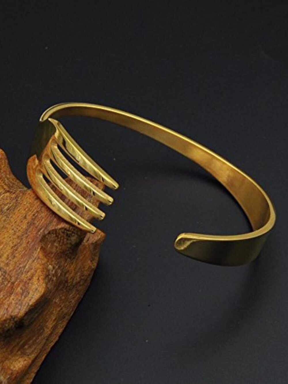 Stainless Steel Fork‎ Open Cuff Bracelet